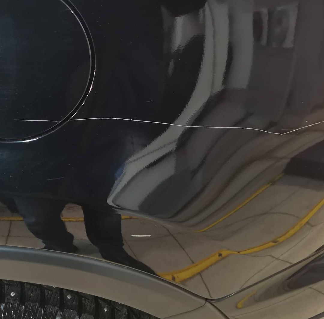 Toyota Rav 4 после вандалов.